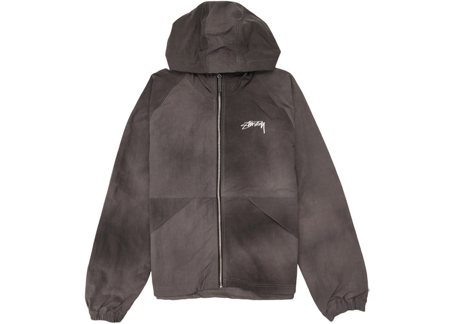 Stussy Wave Dye Beach Shell Jacket Black
