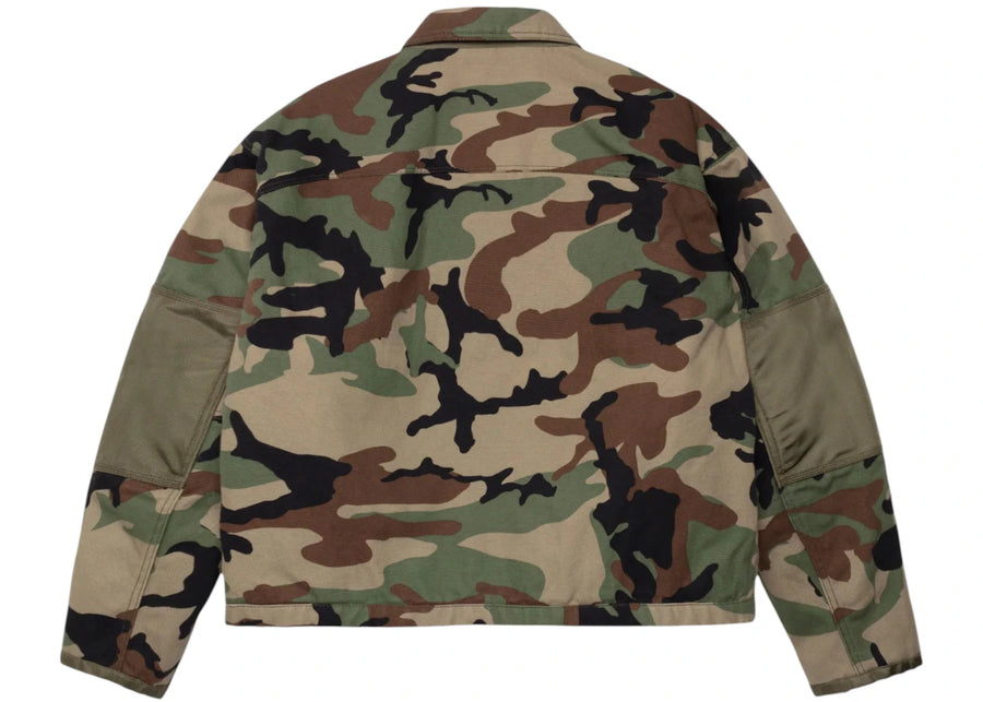 Veste de travail Stussy Workgear camouflage forêt