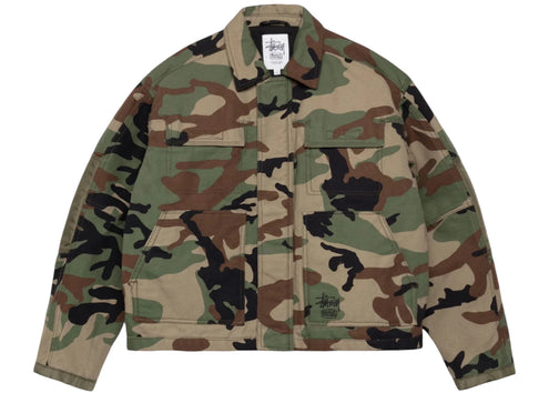 Stussy Workgear Jacket Woodland Camo