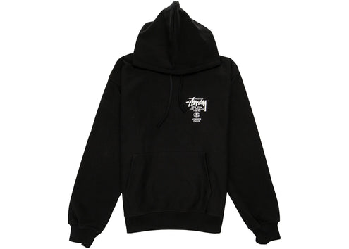 Stussy World Tour Hoodie Black