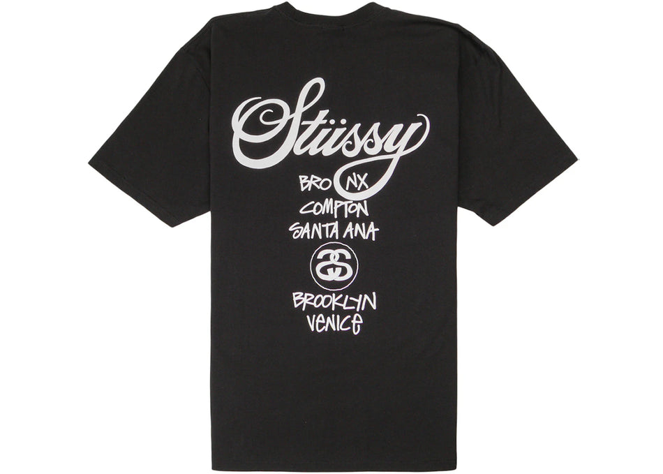 Stussy World Tour T-shirt Black