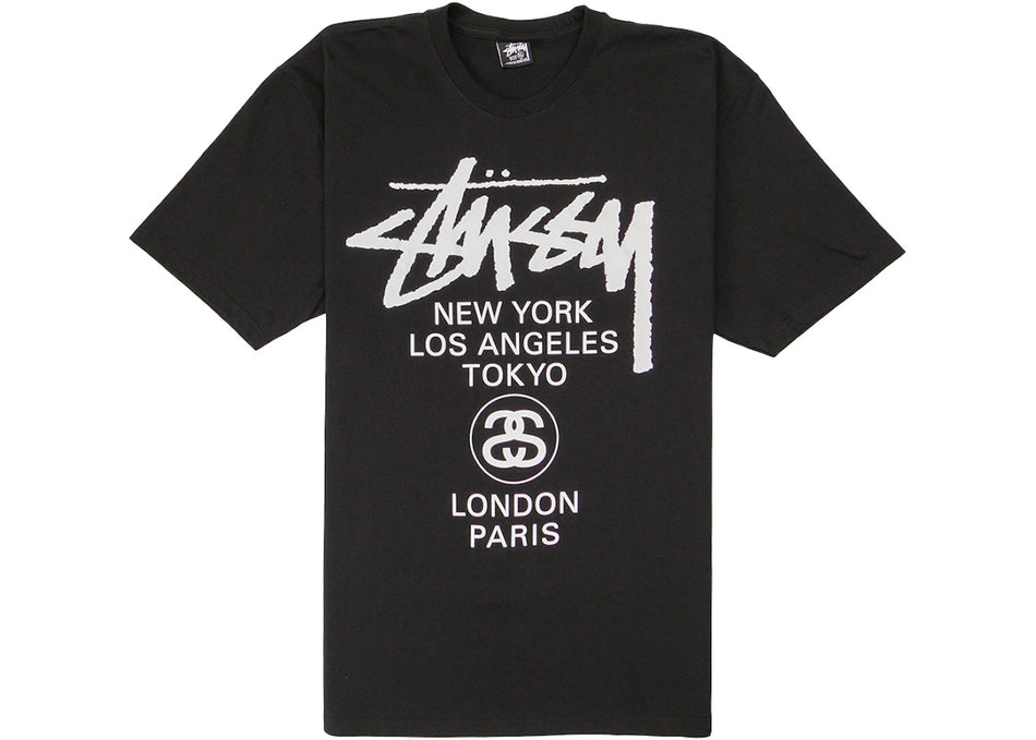 Stussy World Tour T-shirt Black