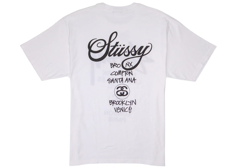 Stussy World Tour T-shirt White