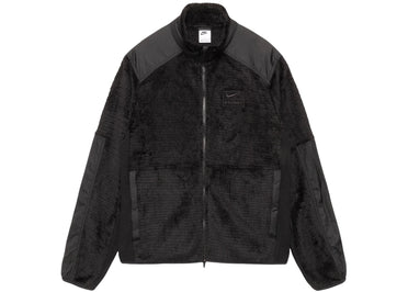 Polaire zippée intégrale Stussy x Nike noire