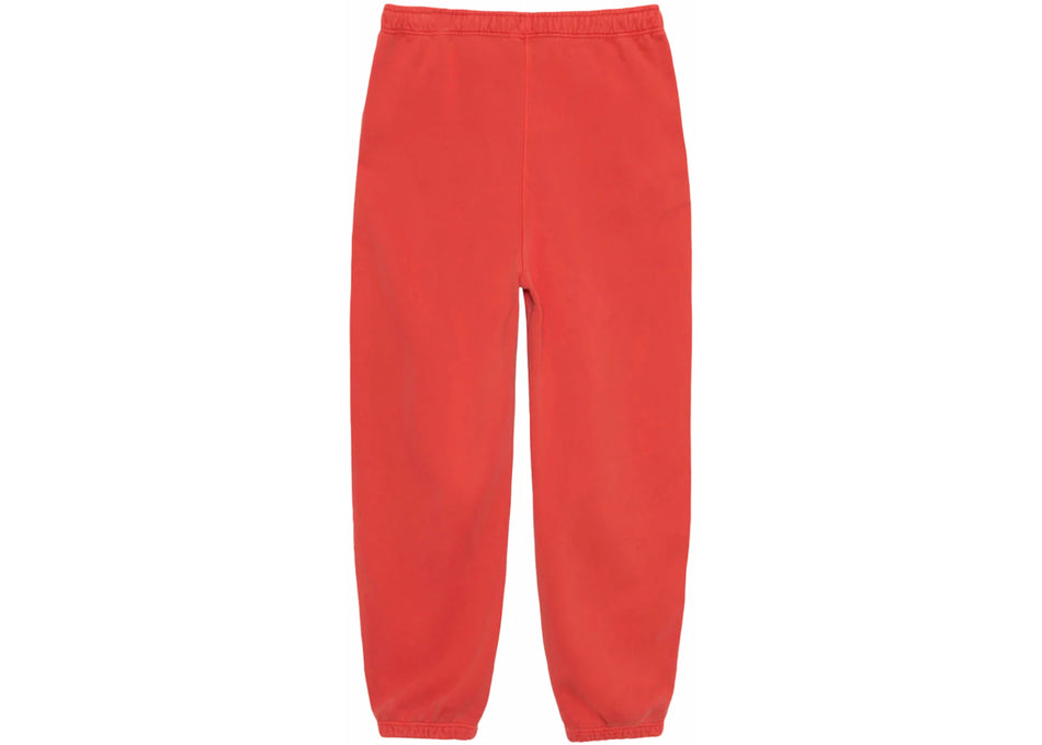 Stussy x Nike Pigment Dyed Fleece Sweatpants Habanero Red