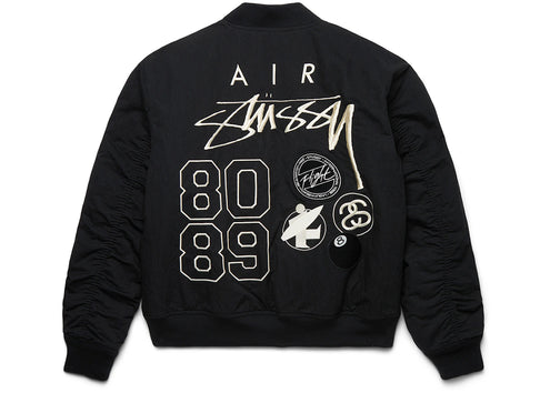 Stussy x Nike Reversible Varsity Jacket Black/Sail
