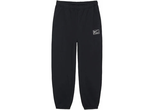 Nike x Stussy Stone Washed Fleece Sweatpants (FW23) Black