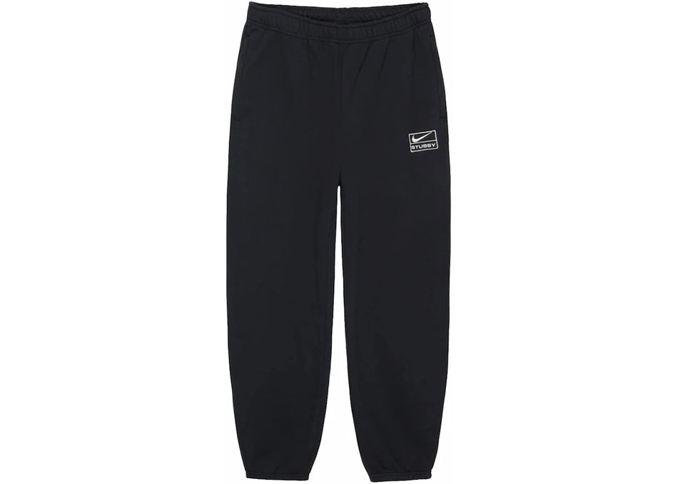 Nike x Stussy Stone Washed Fleece Sweatpants (FW23) Black