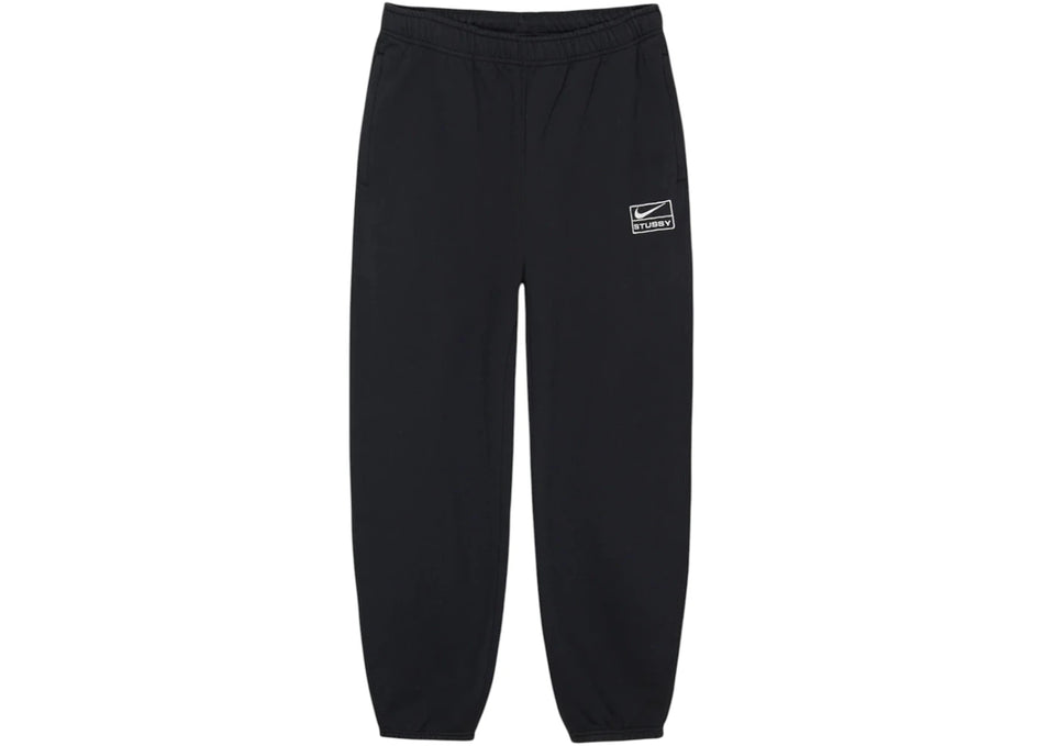 Stussy x Nike Stone Washed Fleece Pant (FW25) Black