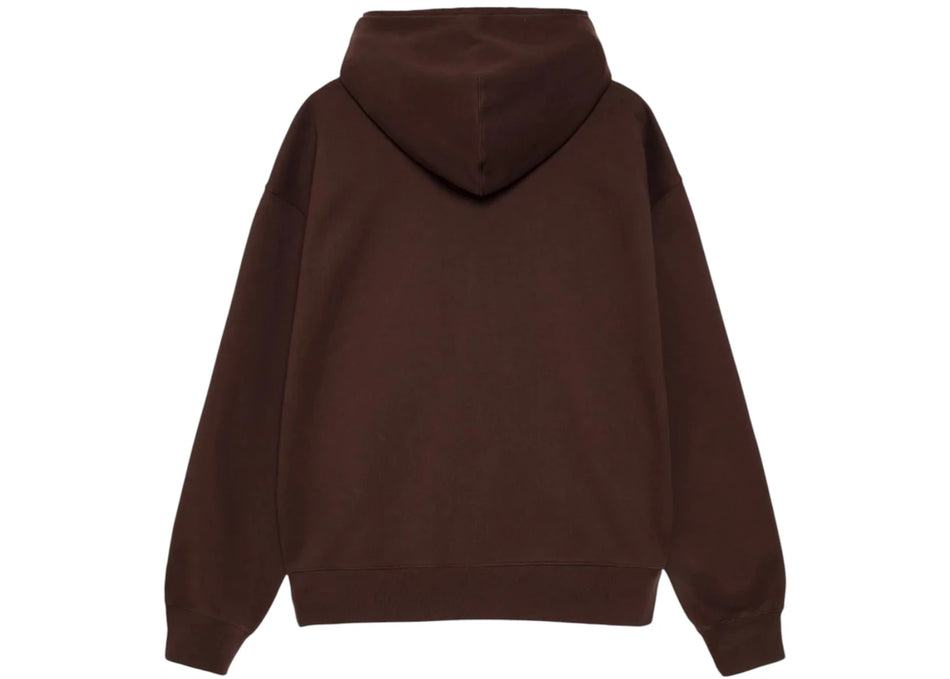 Stussy x Nike Stone Washed Fleece Zip Hoodie (FW25) Dark Cinder