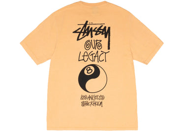 Stussy x Our Legacy Work Shop 8 Ball Yin Yang Pigment Teint Pêche au Thé
