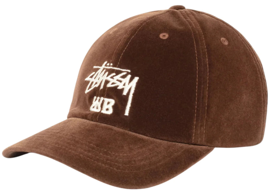 Casquette Stussy x Wales Bonner marron