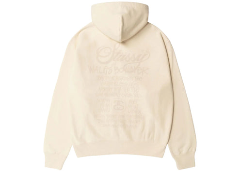 Stussy x Wales Bonner Fleece Zip Hoodie Ivory