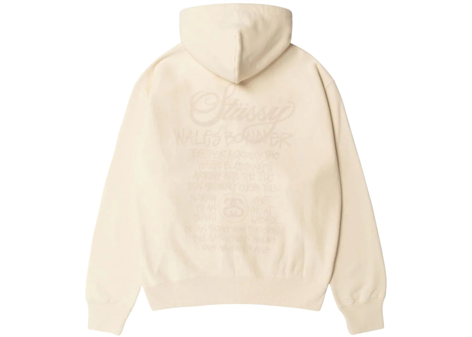 Stussy x Wales Bonner Fleece Zip Hoodie Ivory
