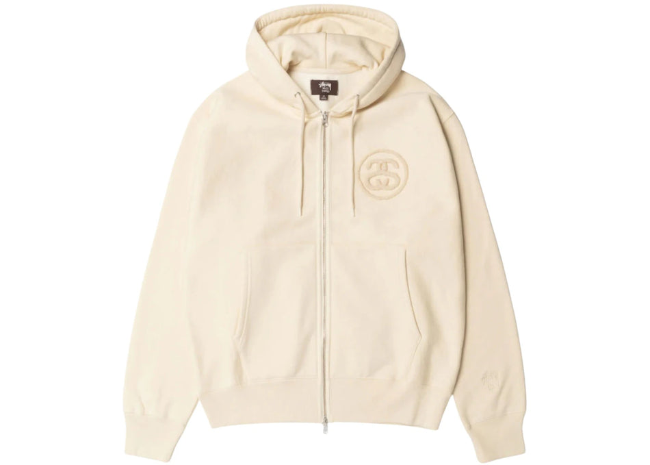 Stussy x Wales Bonner Fleece Zip Hoodie Ivory