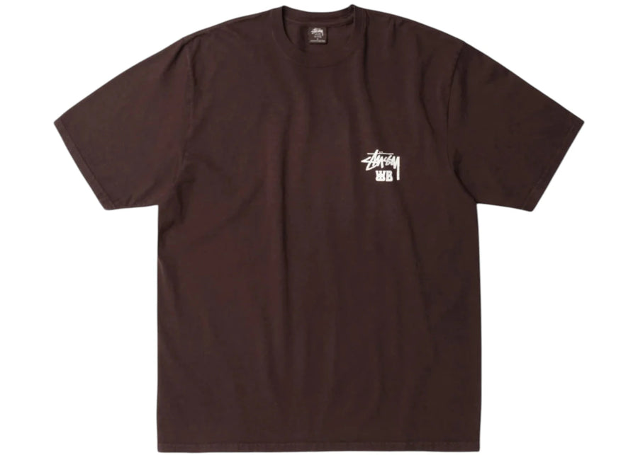 T-shirt marron Stussy x Wales Bonner Ocean Song