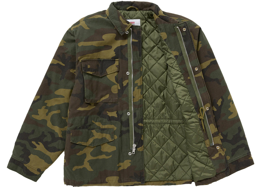 Supreme AOI Cross M52 Jacket Woodland Camo