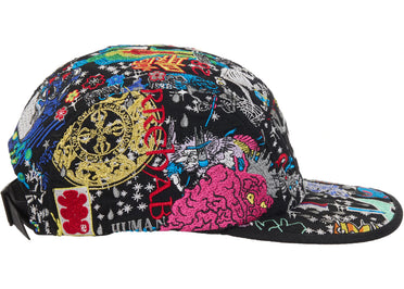 Supreme AOI Embroidered Camp Cap Black