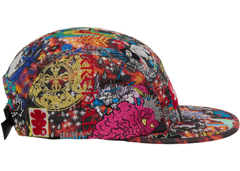 Supreme AOI Embroidered Camp Cap Red