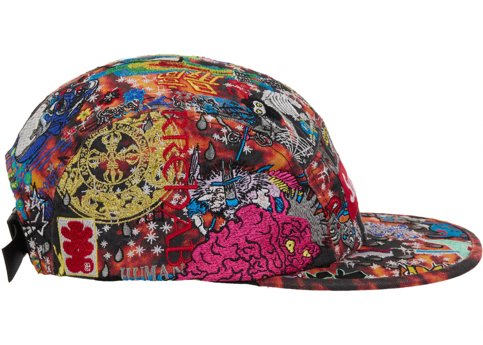Supreme AOI Embroidered Camp Cap Red