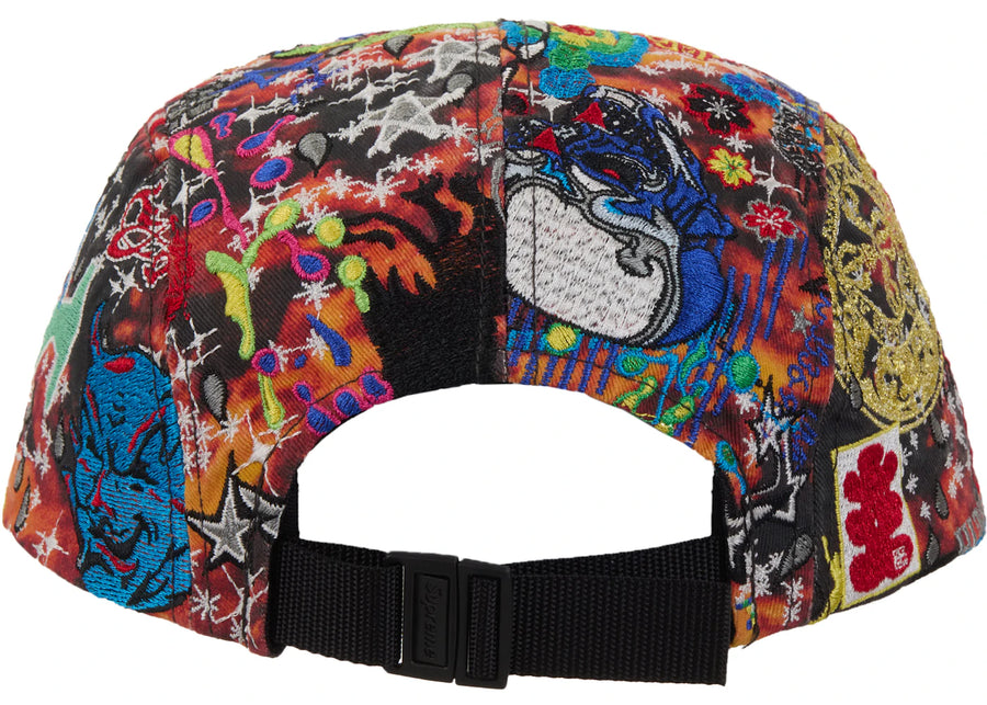 Casquette de camping rouge brodée Supreme AOI