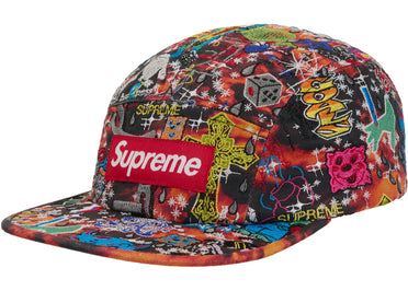 Supreme AOI Embroidered Camp Cap Red