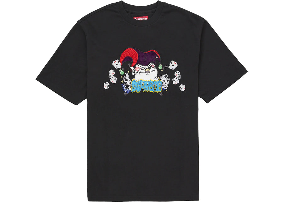 Haut Supreme AOI Jester à manches courtes noir