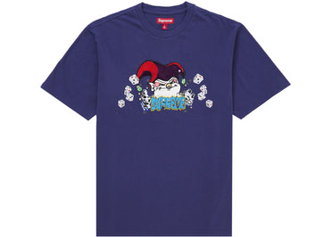 Haut Supreme AOI Jester à manches courtes bleu marine