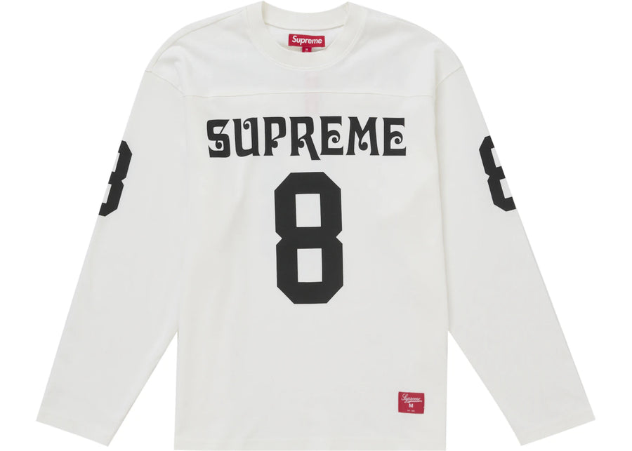 Maillot de football blanc à manches longues Supreme Affiliated