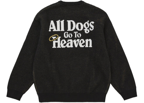 Supreme All Dogs Go To Heaven Sweater Black