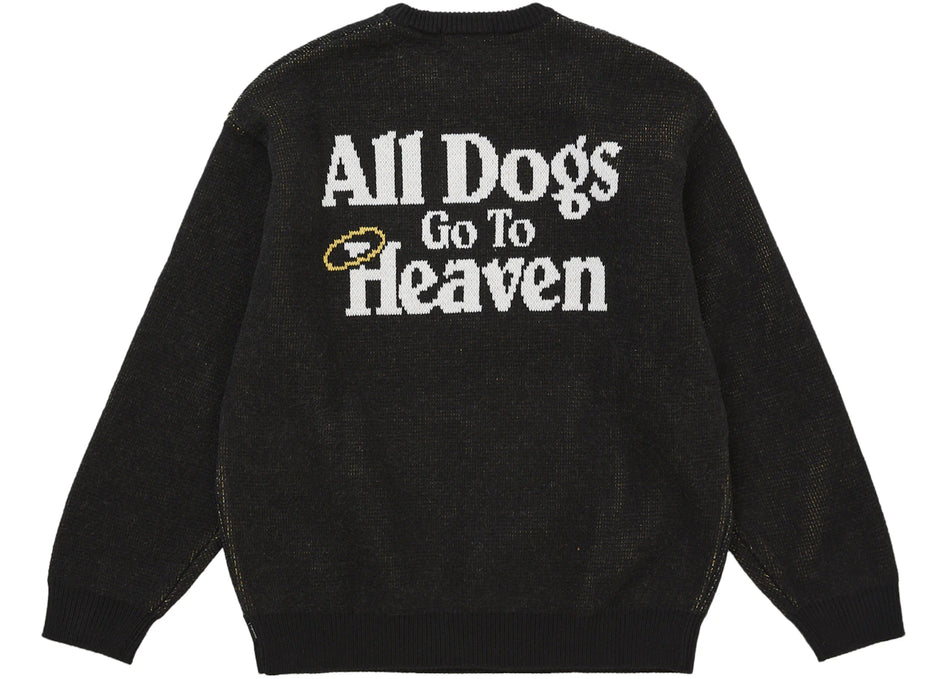 Supreme All Dogs Go To Heaven Sweater Black