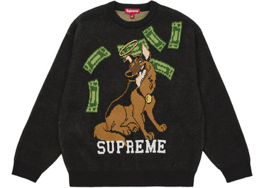 Supreme All Dogs Go To Heaven Sweater Black