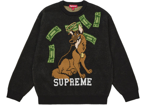 Supreme All Dogs Go To Heaven Sweater Black