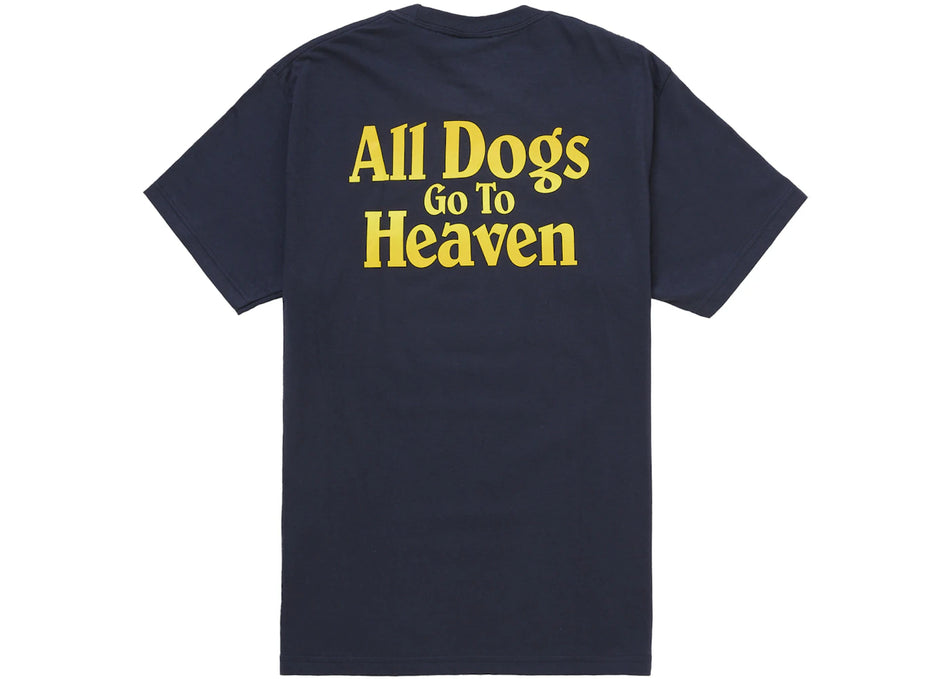 Supreme All Dogs Go To Heaven Tee Navy