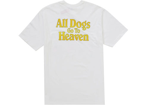 Supreme All Dogs Go To Heaven Tee White
