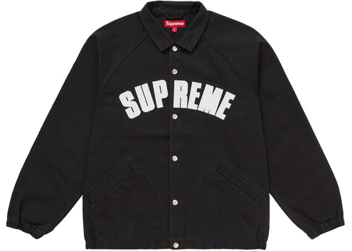 Supreme Arc Denim Coaches Jacket (SS25) Black