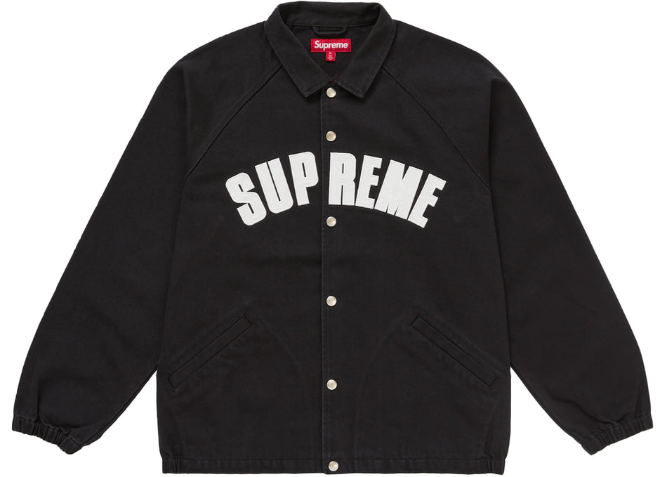 Supreme Arc Denim Coaches Jacket (SS25) Black