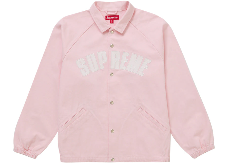 Veste de coach en denim Supreme Arc (SS25) Rose