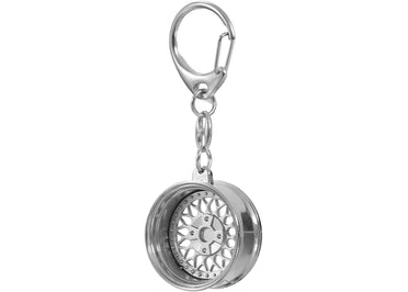 Supreme BBS RS Rim Keychain Silver