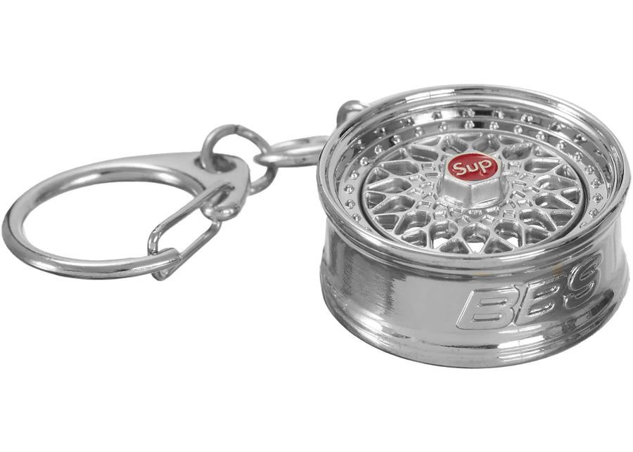 Porte-clés Supreme BBS RS Rim argenté