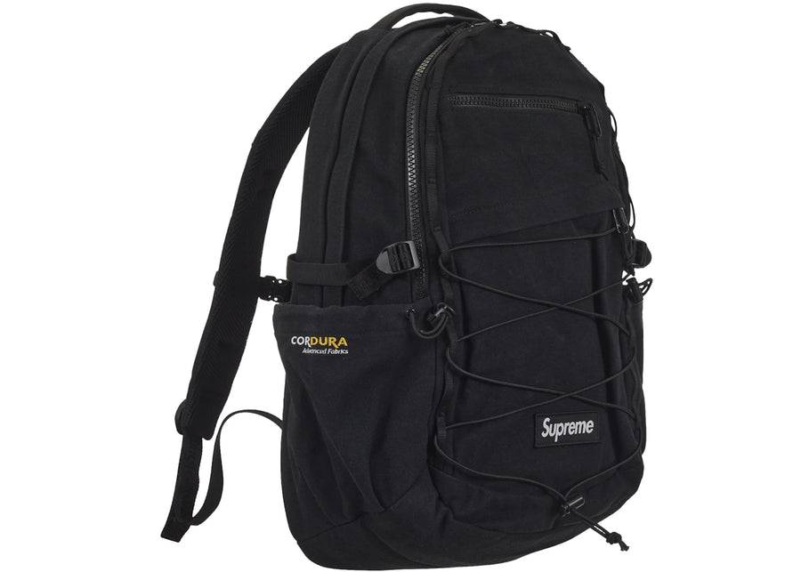 Supreme Logo Backpack (SS25) Black