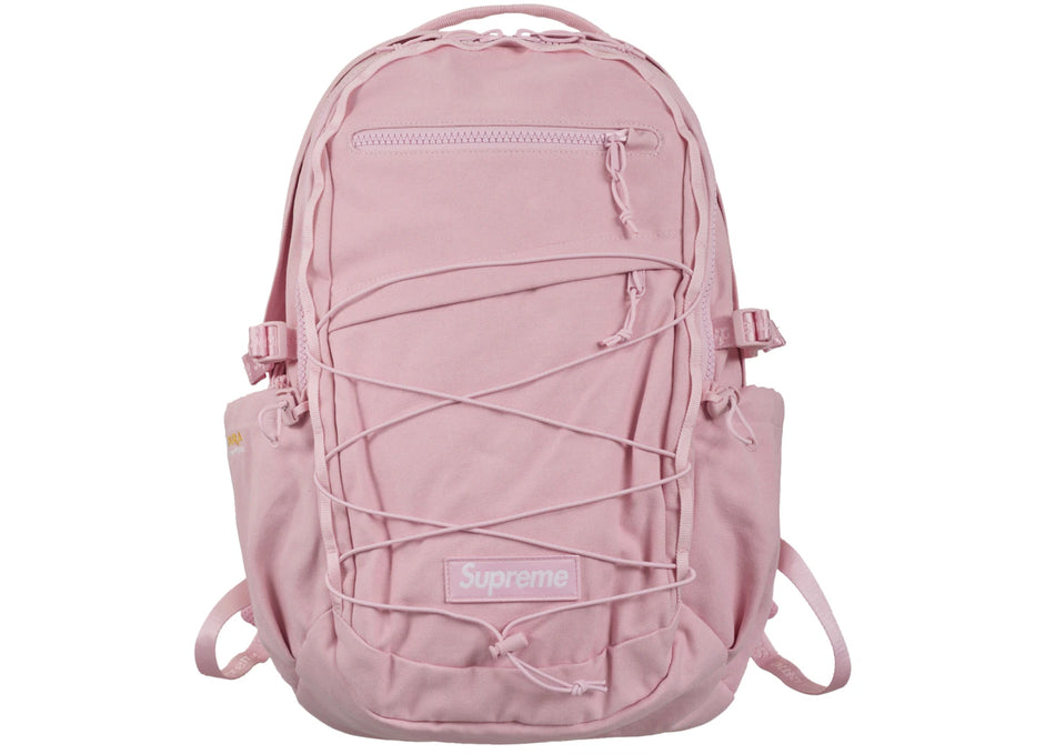 Supreme Logo Backpack (SS25) Light Pink