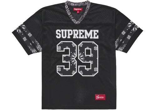 Supreme Bandana Football Jersey Black