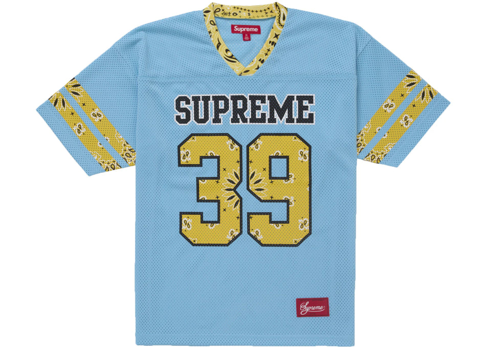 Supreme Bandana Football Jersey Blue