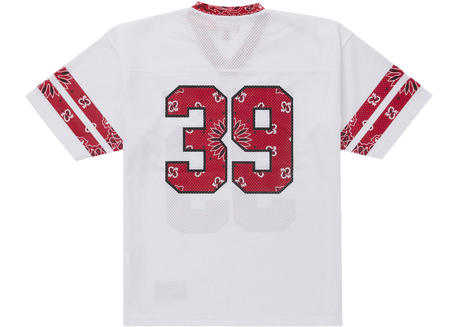 Maillot de football Supreme Bandana blanc