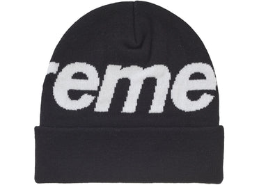 Supreme Big Logo Beanie (FW24) Black
