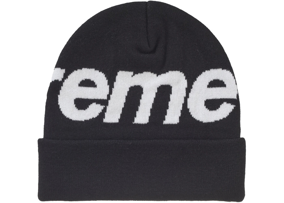 Supreme Big Logo Beanie (FW24) Black