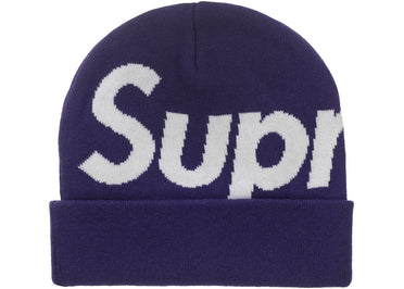 Bonnet Supreme à grand logo (FW25) violet