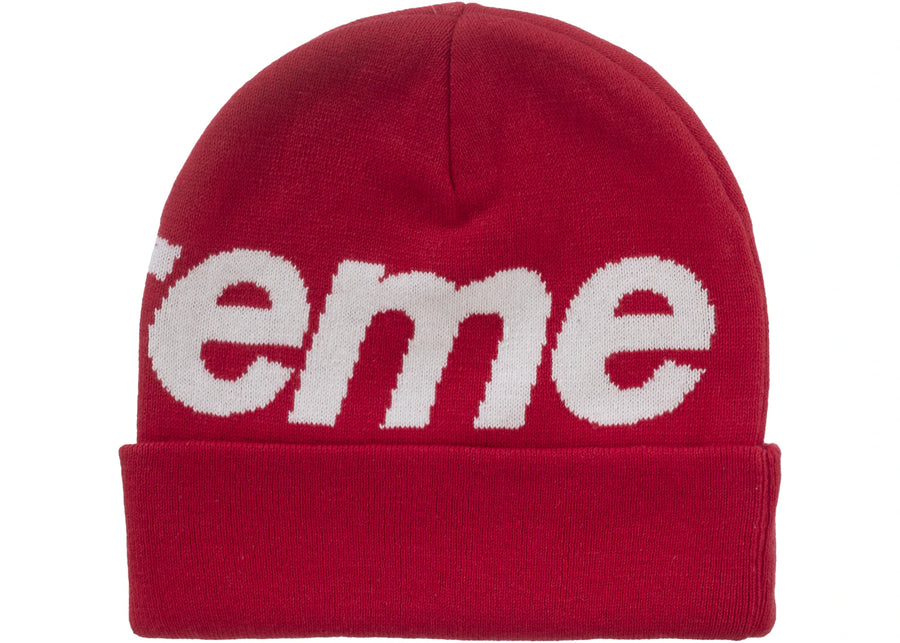 Supreme Big Logo Beanie (FW25) Red