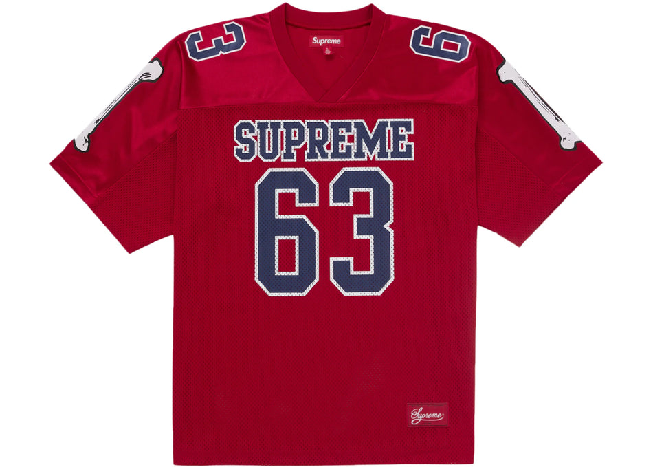 Supreme Bones Football Jersey Red